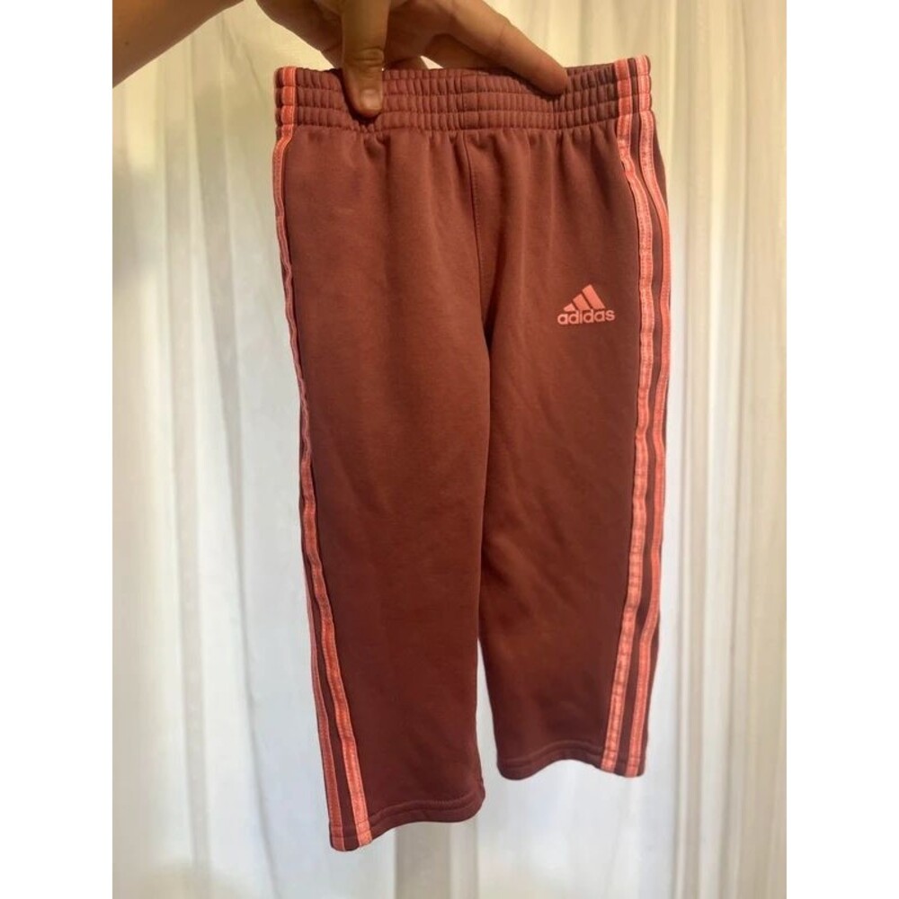 Adidas pants girls size 18 months long comfy pink